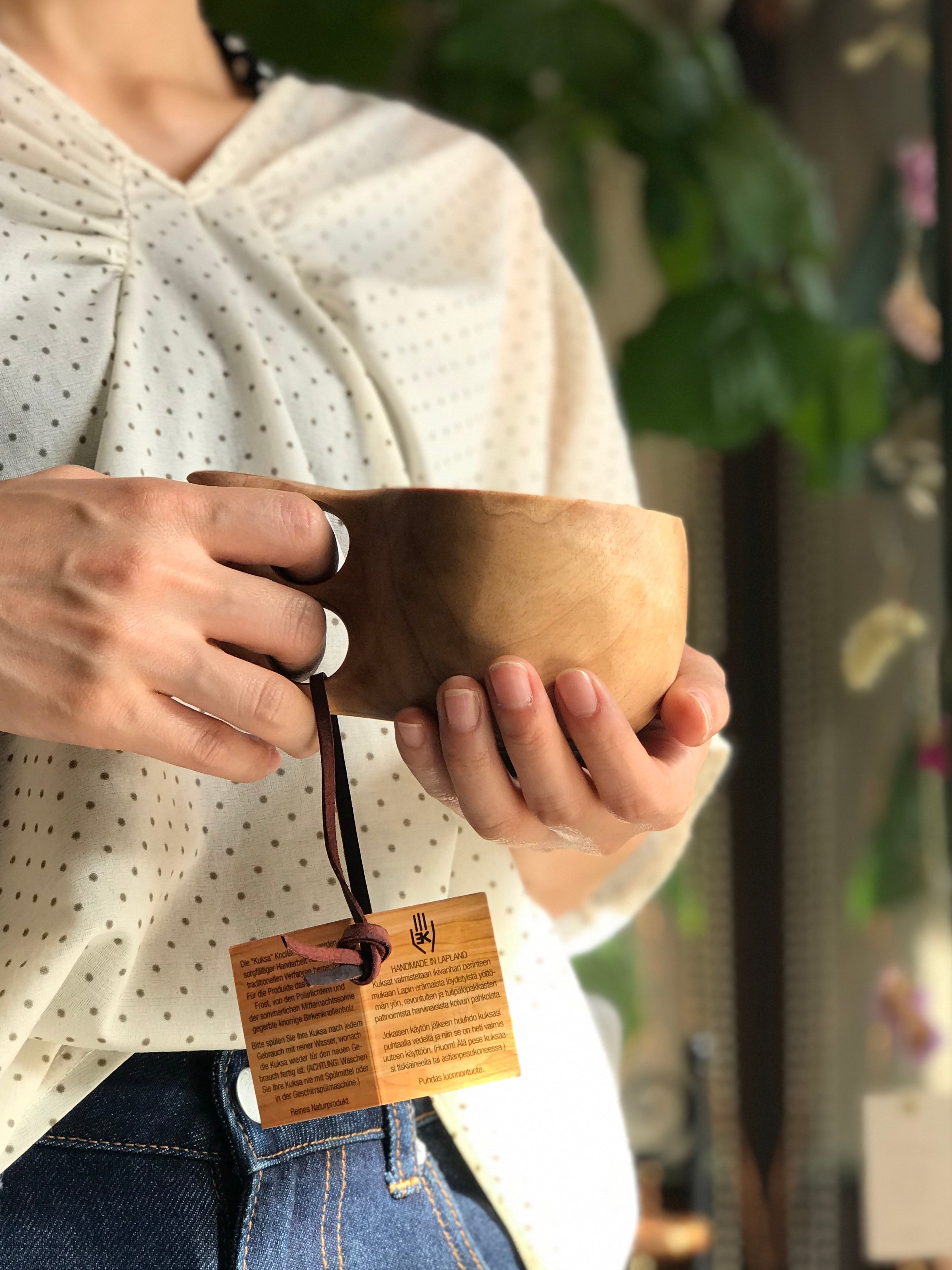 フィンランド/コイブマー社/ククサ/190ml/2つ穴 | tomte Online Store